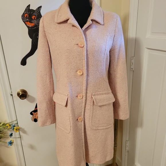 LAST CHANCE Izzi Collections Light Pink longcoat - Picture 2 of 13